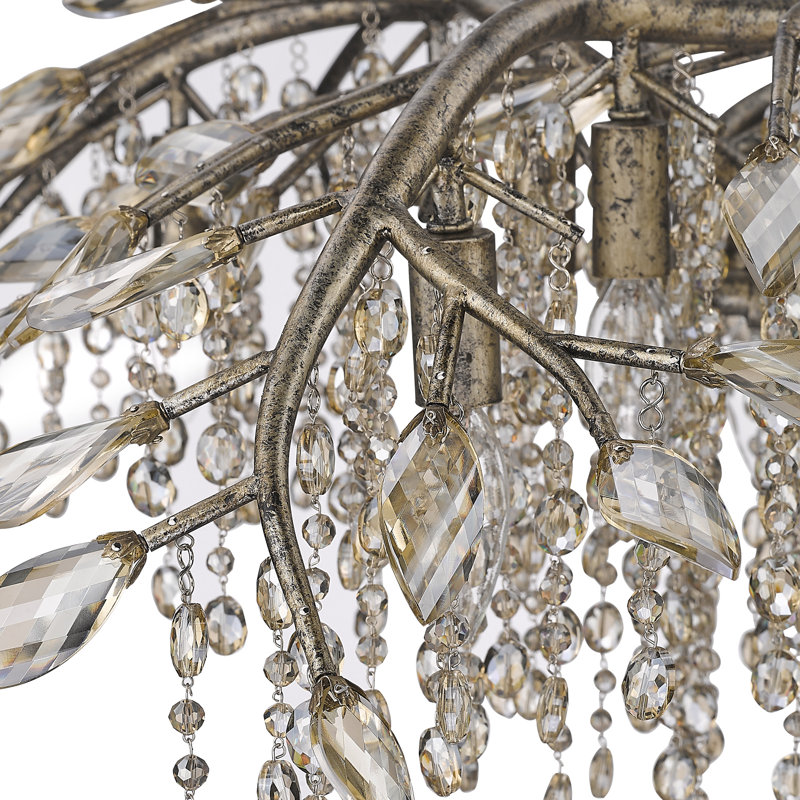 Montriel 24 - Light Dimmable Tiered Chandelier, Mystic Gold