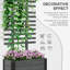 Lit de jardin surélevé avec treillis Outsunny-1497458283