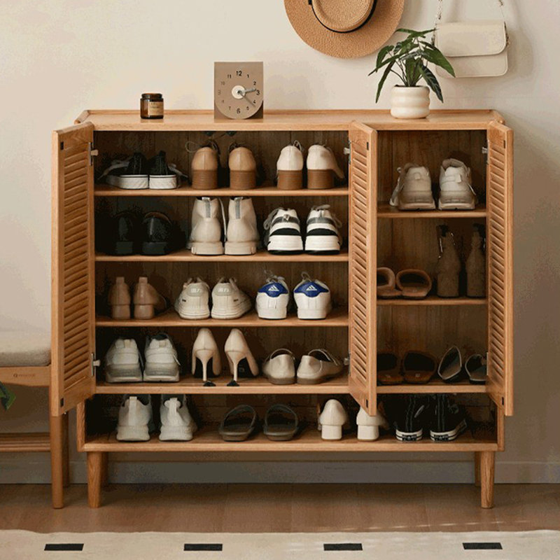 Solid wood Shoe Storage