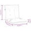 Coussins de chaise à dossier bas Winston Porter 39,4 po x 19,7 po x 2,8 po-801652304-741427530