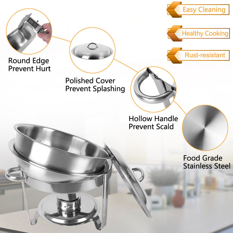 Stainless Steel (18/0) Round Display Case