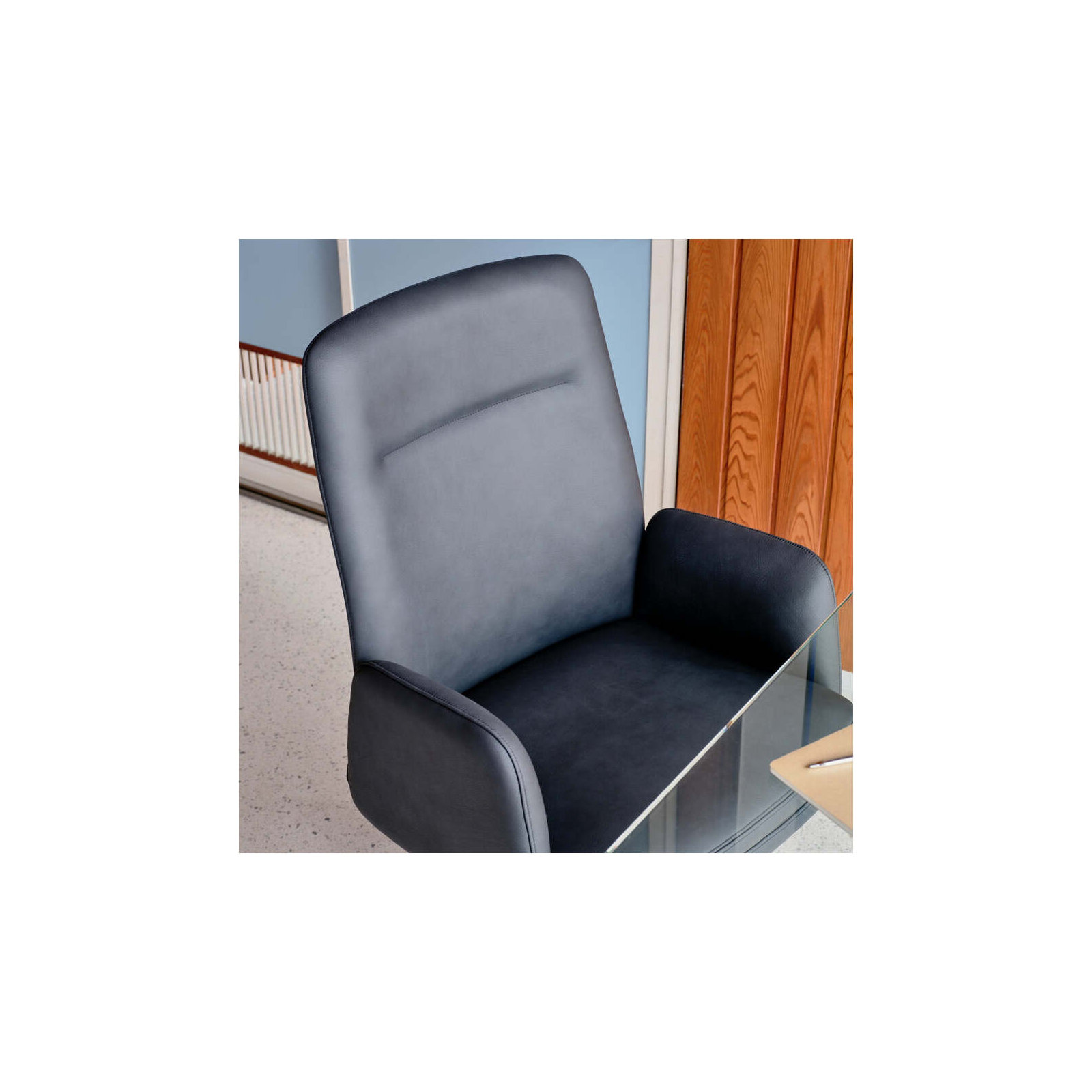 Softside Chair - Midback - Leather, 36"