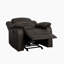 Thala 36.5" Modern & Contemporary Faux Leather Glider Reclining Chair with Gentle Gliding Motion & Tab Pull Reclining