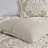Soft Taupe Bedding Sets, Polyester Comforter With Rustic Chenille Design For Home