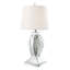Lampe de table en miroir 31 po Empire