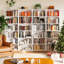 Ensemble de bibliothèque à 6 niveaux, bibliothèque de 70 po de hauteur et 2 pièces, étagère de rangement autoportante en bois-349224770