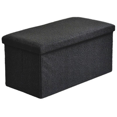38 FOLDABLE BOUCLE STORAGE BOX
