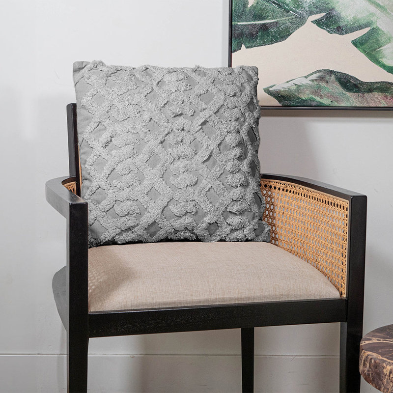  Throw Pillow, Gray
