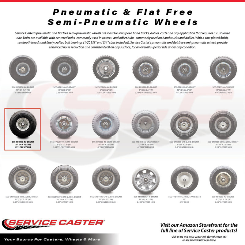 Pneumatic Wheel Casters