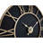 Elegant Decorative Metal Wall Clock, 30.0 x 30.0 Inches | Gold & Black Design, 90% Steel / 10% MDF | Silent Sweep Movement for Peaceful Living Spaces | Perfect for Home Décor & Modern Interiors-949814046