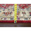 Tapis de couloir rouge en laine 4 pi 1 po x 9 pi 10 po Rainouf
