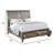 Kalandria Vegan Leather Sleigh Storage Bed-1427373332