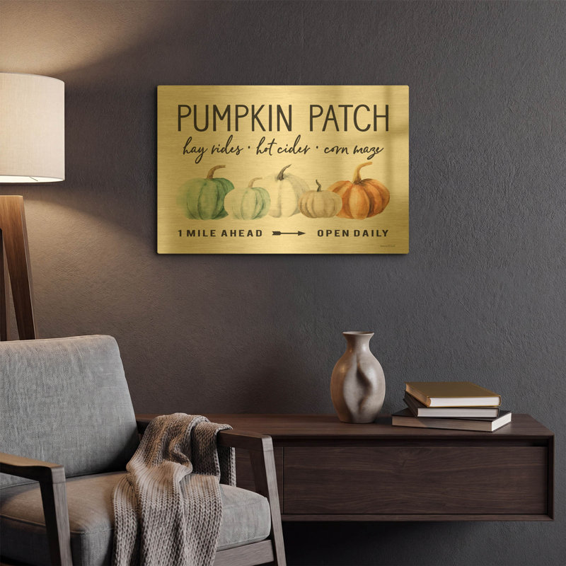 " Pumpkin Patch " by Lettered & Lined, 24"x16"