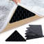 16 autocollants antidérapants triangulaires plats de 4 PC * 4 pouces pour tapis de toutes sortes