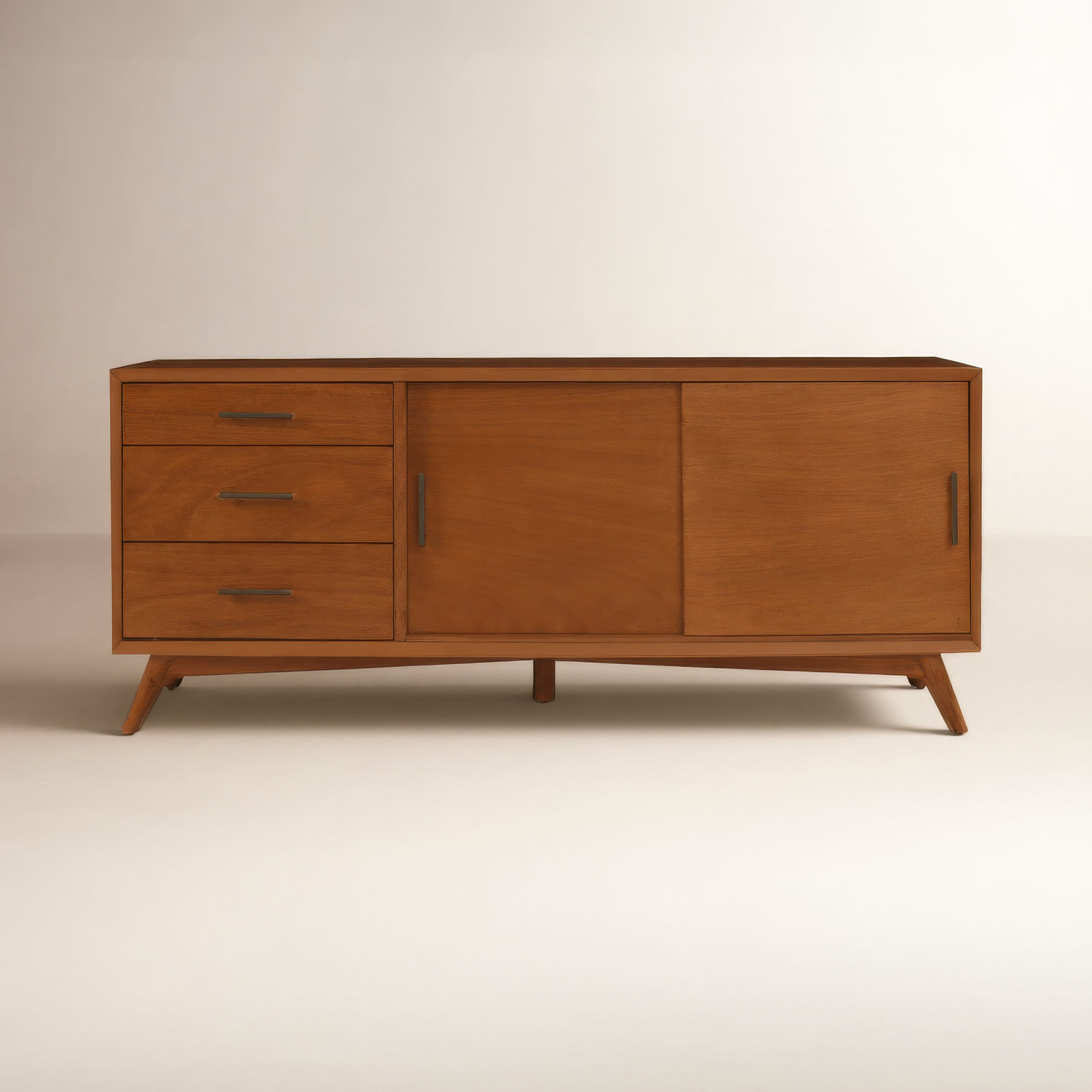 Williams 64" Mahogany TV Stand, Chestnut
