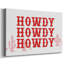 Howdy - Cavas enveloppés de galerie-120808511