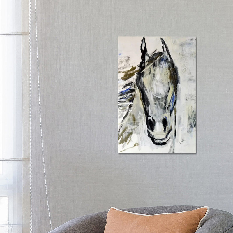 Picasso's Horse I by Julian Spencer - No Frame Painting on Canvas, 66.04 cm H x 45.72 cm W x 1.91 cm D
