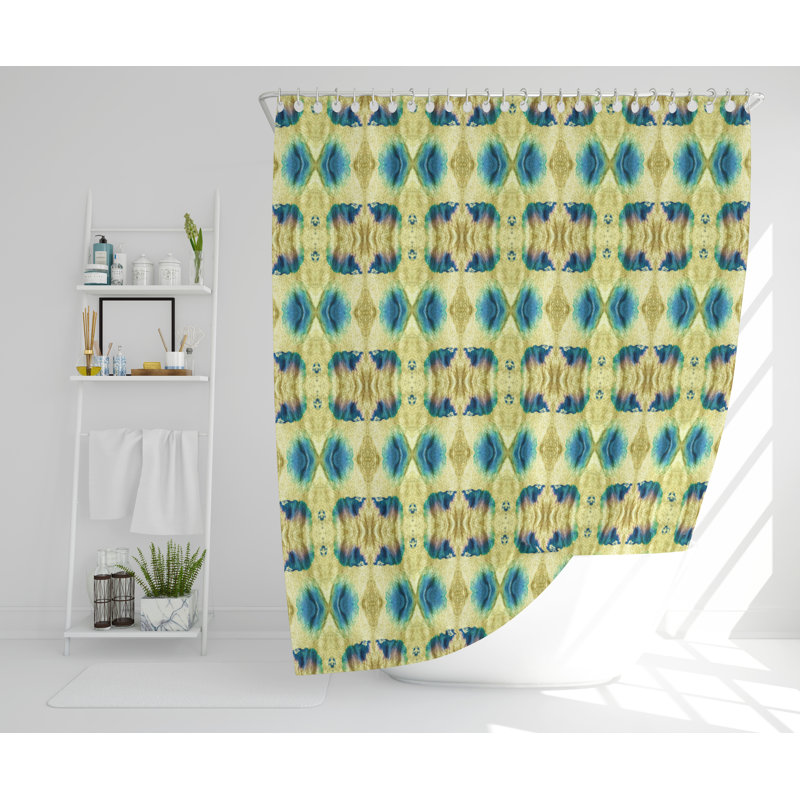 Domingues Polyester Shower Curtain, 168cm H x 168cm W