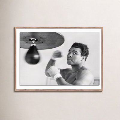 Almand " Muhammad Ali Punching Bag " Print