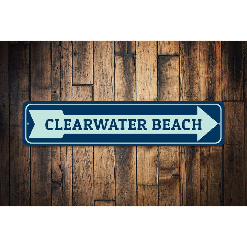 Panneau de plage en aluminium, H 6 po x l 24 po x P 0,06 po