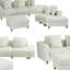Canapé modulaire surdimensionné en nuage de 147 po de 147 po, canapé modulaire en chenille 4 places avec 2 repose-pieds mobiles, housses résistantes aux taches et amovibles, structure en bois massif, ressorts ensachés pour le salon-1515546716