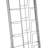 56"H 10 Tier Magazine Holder Newspaper Display Stand Detachable Rack