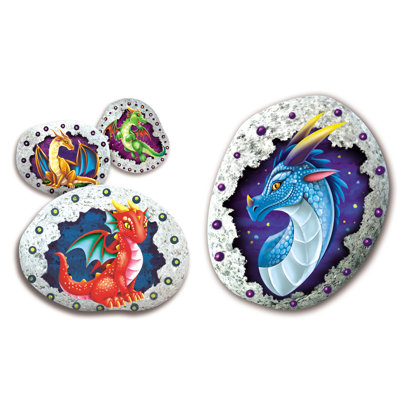 Ensemble de peinture rupestre - Dragon A