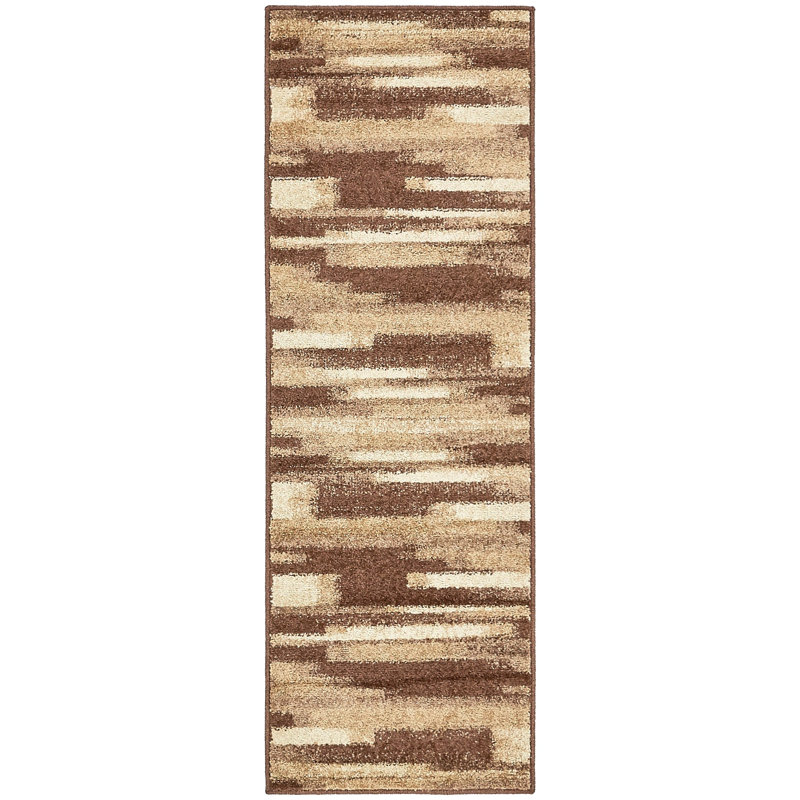 Tapis brun Cotati, Tapis de couloir 2 pi x 6 pi 1 po