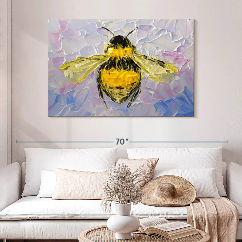 Brampt Abstract Bee, 32" H x 48" W
