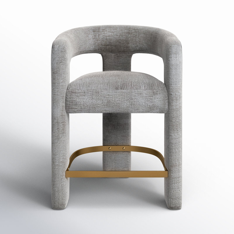 Darlington 24'' Counter Stool, Gwen Gray Microsuede