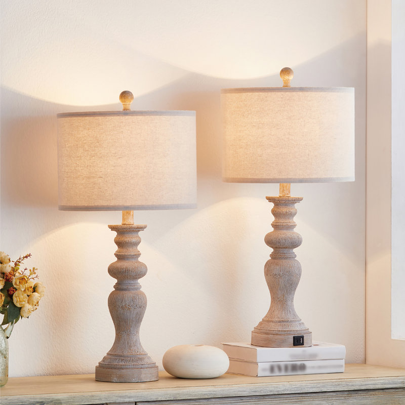 Ensemble de lampes de table Charlottesville, 25.25" H x 12" W x 12" D