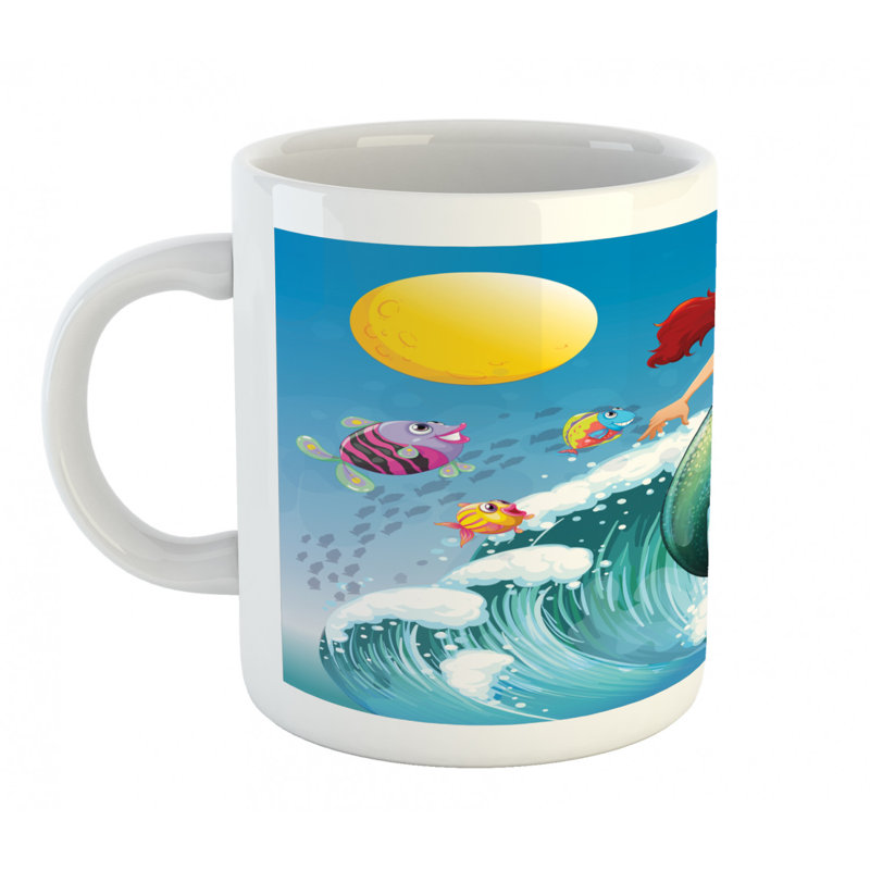 Grande tasse à café sirène