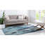 Tapis bleu à motif abstrait Rizer-1409879896