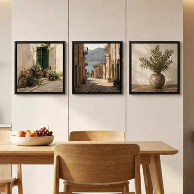 Cadre photo sur toile flottant moderne