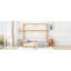 Lit simple en bois pour chambre
