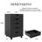 5-Drawer Rolling Office File Cabinet with Wheels, Under-Desk Storage Organizer for Documents, Files & Supplies – Home Office Filing Cabinet for Small Spaces, Mobile Storage Solution-1911193356