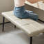 Beige Upholstered Bench-1970521401