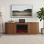 Meuble télé avec foyer Mid-Century-976562798