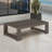 Hoyt Outdoor Aluminum 4-Piece Conversation Set with Coffee Table-1805940441