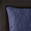 Couvre-lit double réversible bleu marine - rembourrage en tissu de coton pour une nuit de sommeil facile à nettoyer