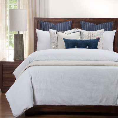 Peralez Cotton Blend Striped Duvet Cover