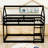 Analucia Twin Over Twin House-Shaped Floor Bunk Bed With Ladder And Guardrails-225571150
