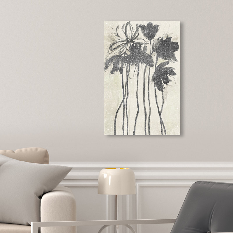 Flower Abstract Studio Print by Oliver Gal, 30"H x 20"W, Gallery Wrapped