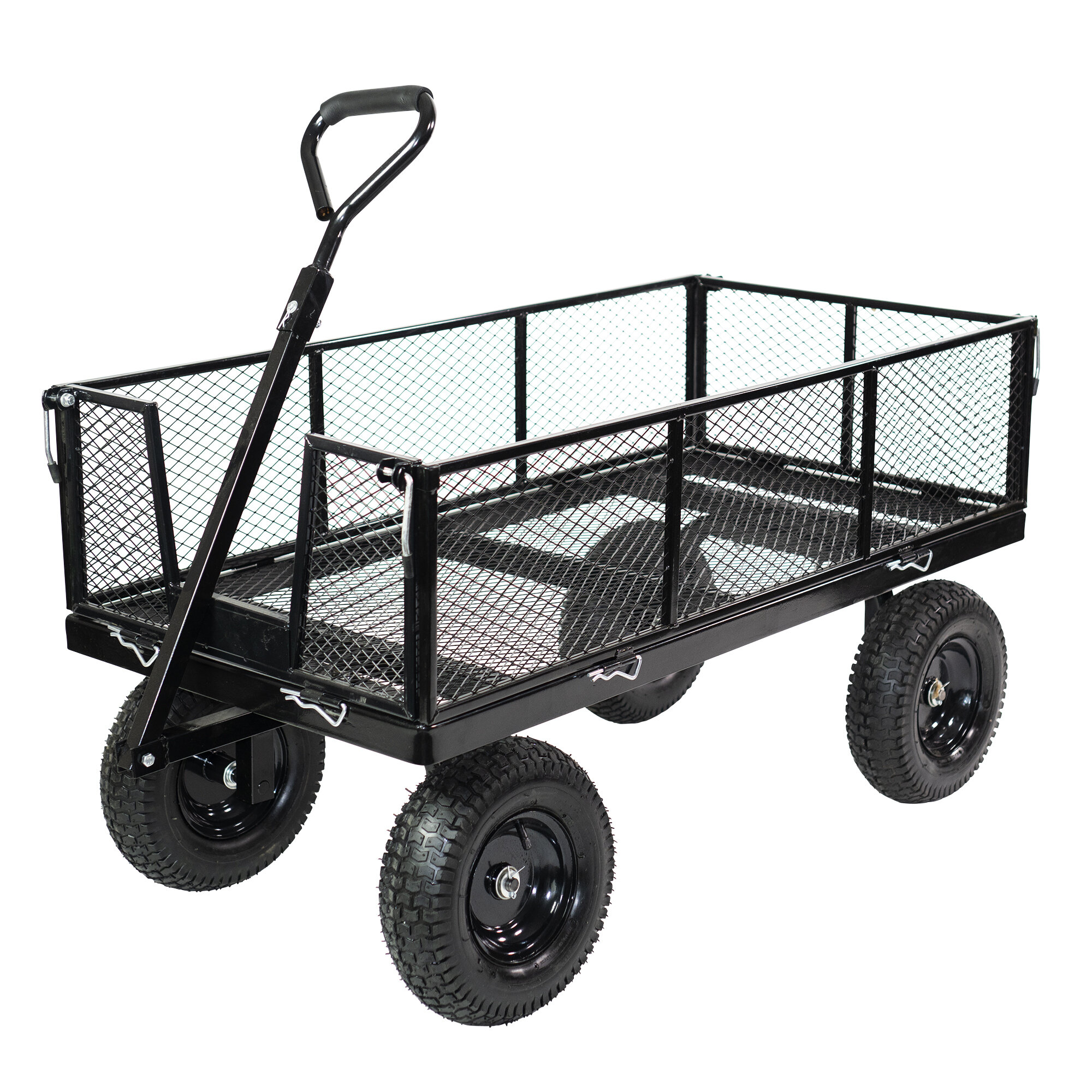 Rubbermaid Heavy Duty Utility Cart - 2 Shelves 8 Pneumatic Castors