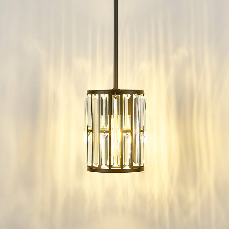 Jhavori 1 - Light Cylinder Pendant, Black