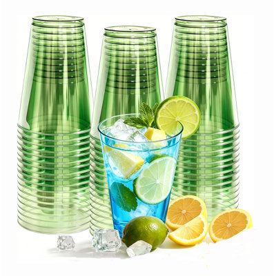 12 tasses en plastique jetables 12 oz