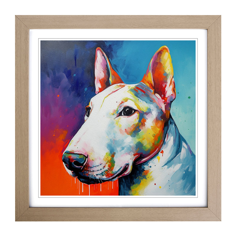 Single Picture Frame Print on Wood, Oak