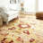 Beautiful Gold Hand Knotted Area Rug