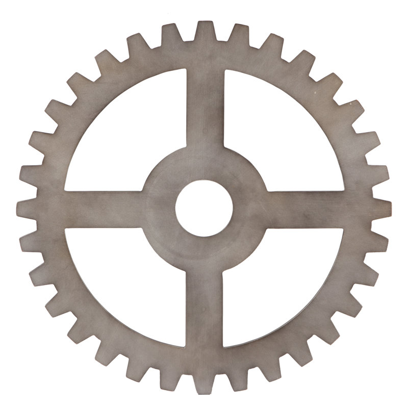 Industrial Abstract Wall Decor on Metal