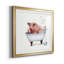 «Farm Tub Pig» - peinture encadrée-1026392860-1026392862